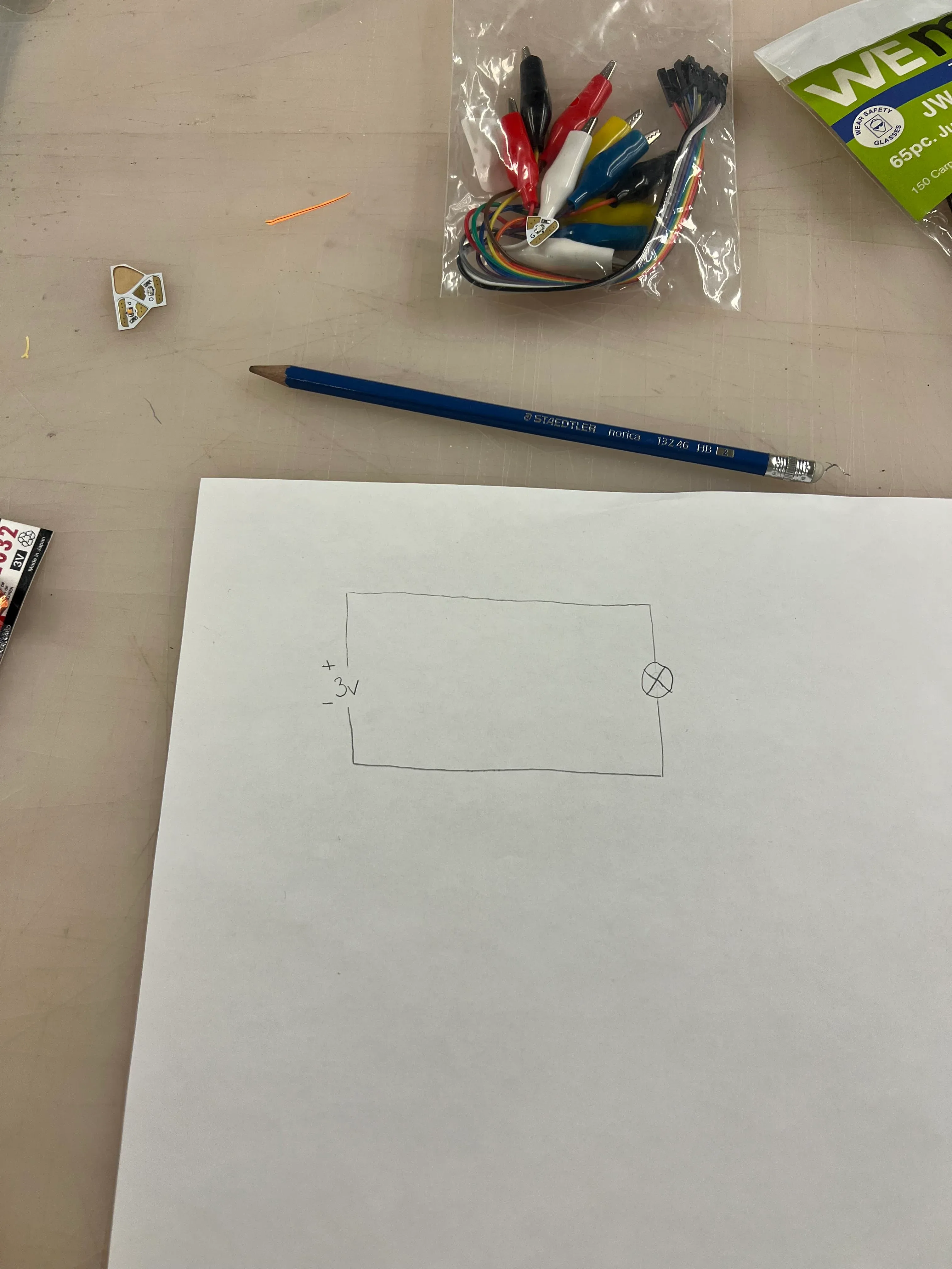 Simple circuit drawing