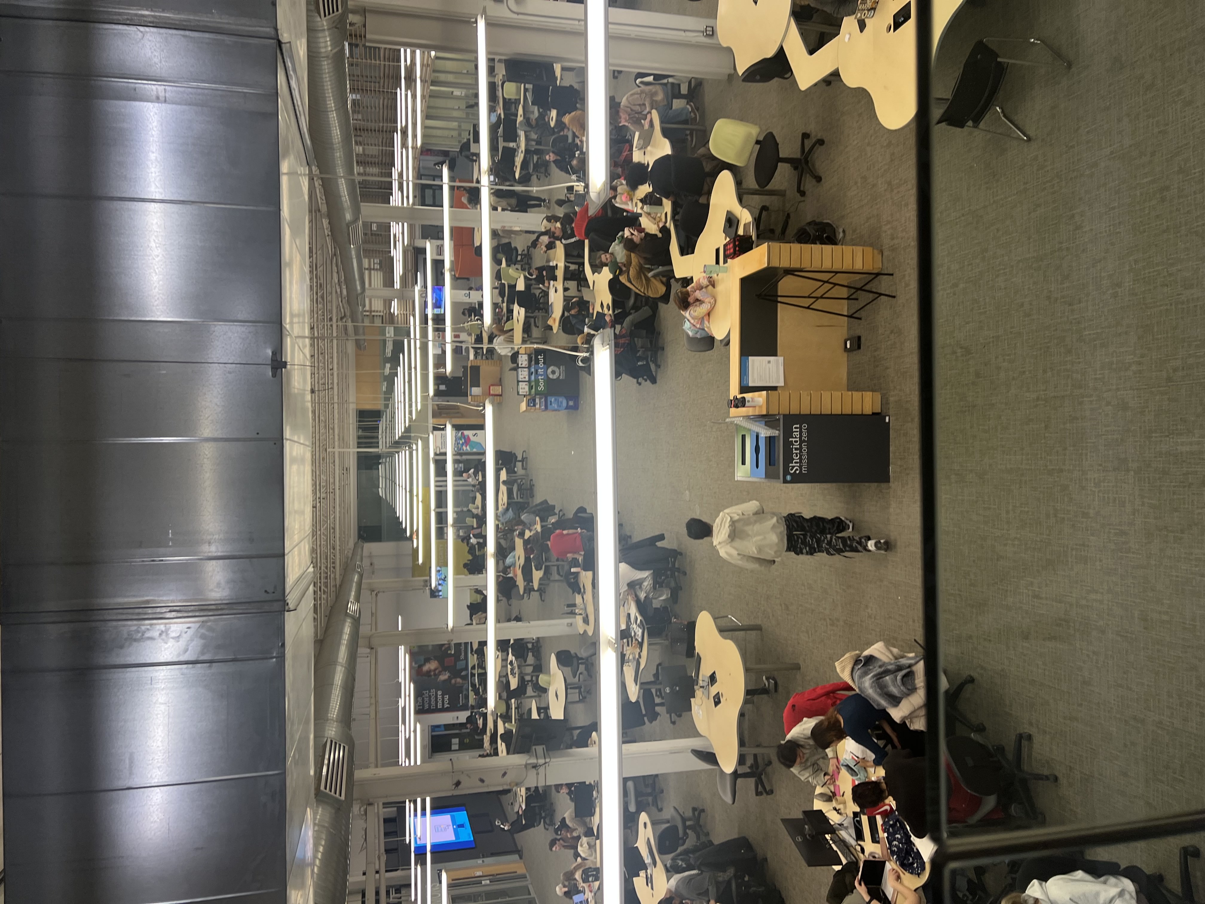 Environment sounds from the Learning Commons at Sheridan